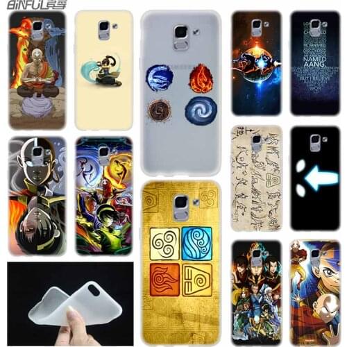 Phone case Soft Cover Coque For Samsung Galaxy J6 J8 J3 J5 J7 J4 2015 2016 2017 EU 2018 Prime Pro avatar the last airbender
