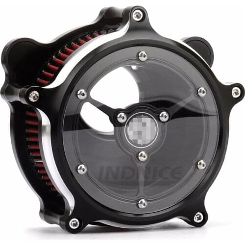 Black see through Air filters For harley touring street glide 08-16 air filter roadking ,air intakes softail 2016-2017