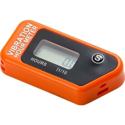 Vibration Hour Meter Digital Wireless Resettable Meter For Motorcycle ATV Dirt Bike Lawn Mower Machine Equipment RL-HM016B