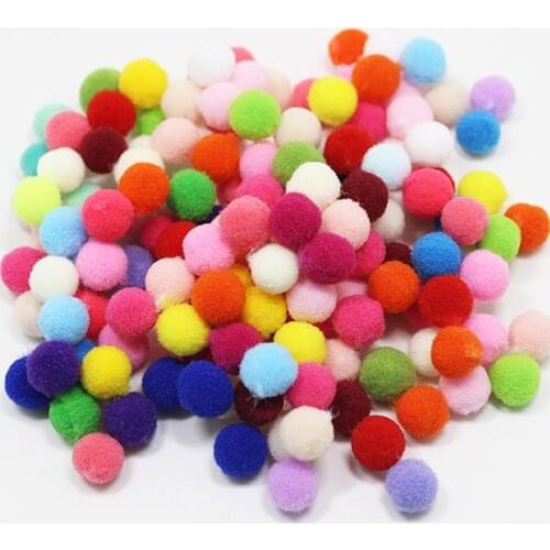 Color Polyester High Shells Silk Furry Ball 15Mm2 0 Mm 25Mm Toys Jewelry Handmade Diy High Elastic Polyester Fur Pompom