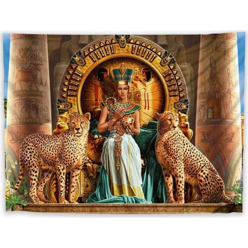 Egypt Pharaoh Wall Hanging Tapestry Psychedelic Home Decoration