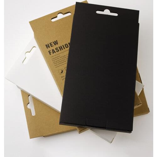 Black Paper Retail Box Packaging / Black Package boxes for Cell Phone Cases black window jewelry boxes
