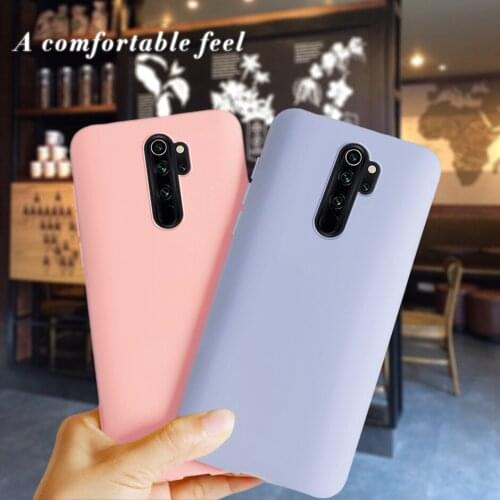 Candy Color Matte TPU Case For Xiaomi Redmi Note 8 Pro Case Silicone Soft Cover Case For Xiaomi Redmi Note 8 Pro Coque 6.53"