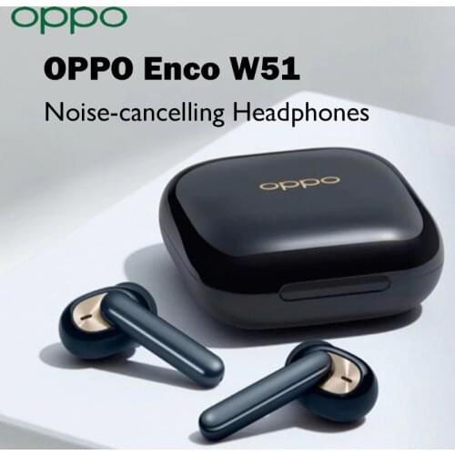 OPPO Enco W51 Earphones Noise Cancellation Wireless Earphones Bluetooth TWS Headset Game/Music/Call Headset Phone Universal