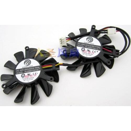 Original n640gt diameter 5.5cm hole spacing 3.9cm pld0610s12l graphics card fan