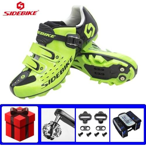 Professional Cycling Shoes Add SPD Pedals Breathable Self-locking Sapatilha Ciclismo Mtb Riding Bicycle Footwear Wear-resistant