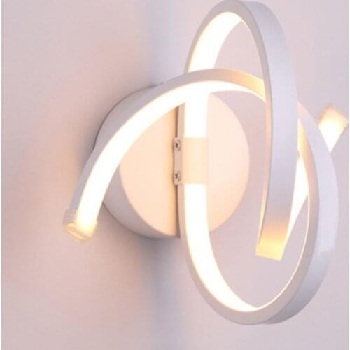 Modern Spiral 85-240V LED Wall Mounted Light Home Bedside Aisle Lighting Bedroom Living Room Stairs Decorative Art Lamp