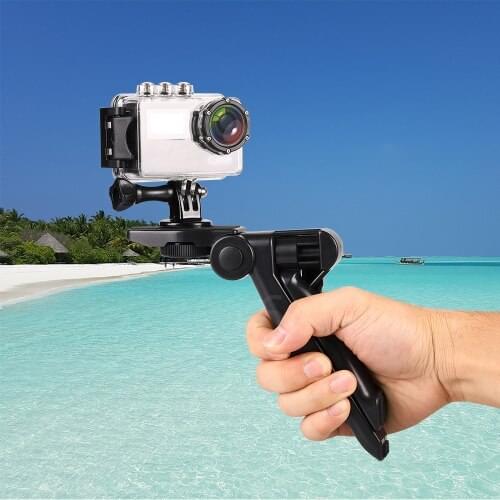 Universal Handheld Stabilizer Pistol Hand Grip Phone Tripod Holder for iPhone 7/6/6S plus Samsung for Gopro SJCAM for Canon/sony