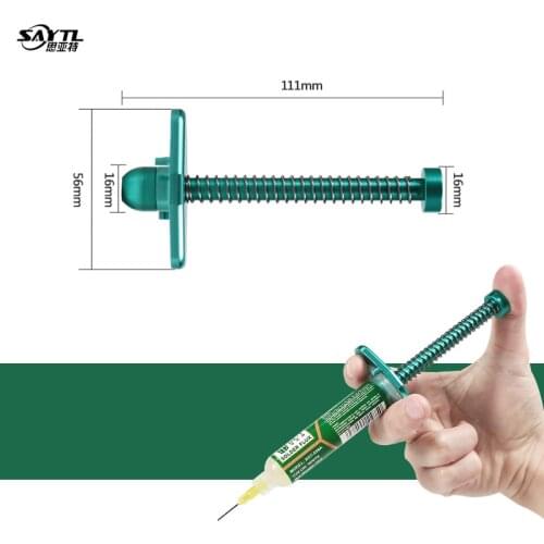 Aluminum Alloy Rotary Solder Flux Needle Booster Syringe Type Solder Paste UV Solder Mask Ink Propulsion tool phone repair tools