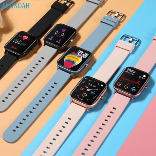 ALDNOAH IP67 Waterproof P8 Smart Watch Men Women Sport Clock Heart Rate Fitness tracker Sleep Monitor Smartwatch for IOS Androi