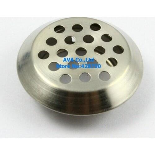 20 Pieces 25mm Cabinet Air Vent Louver Mesh Hole / Stainless Steel / Convexity