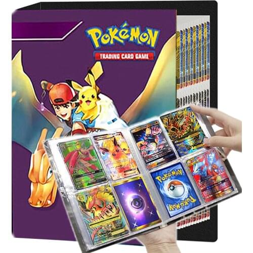 240PCS Pokemon Cards Album Book TAKARA TOMY Anime Game Card French GX Cool Holder Collector Folder Binder kids Toys Reward Gift