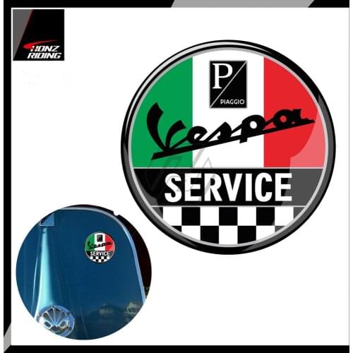 For Piaggio Vespa Service Sprint GTS GTV LX PX PRIMAVERA 50 125 150 200 250 300 Super Sport Motorcycle 3D Sticker