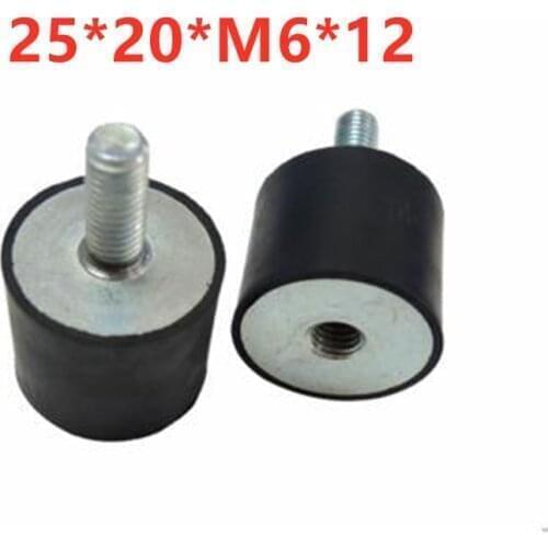 4pcs 25 * 20 * M6 * 12 male and female sets of rubber screw cushions special cushions for treadmills