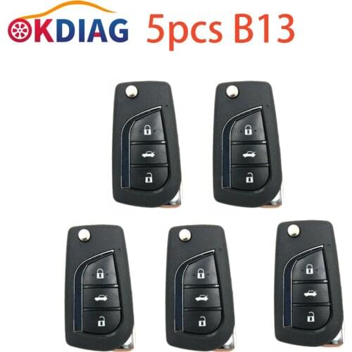 5pcs/lot KEYDIY B13-3 Car Key For Toyota Style KD-X2/URG200 Key Programmer B Series Remote Control Remote KD