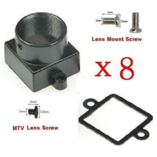 8x Metal CCTV Board Camera MTV Mount Lens Holder Kits