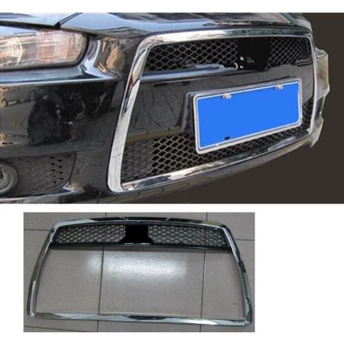 Car Trim Front Racing Up Grid Grill Grille Frame Lamp Panel 1pcs For Mitsubishi Lancer EX 2010 2011 2012 2013 2014 2015 2016