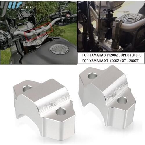 For YAMAHA XT-1200ZE XT1200ZE XT1200Z SUPERTENERE Motorcycle 25mm Handlebar Risers Mounting Standard Bar Riser Extend Back Moved