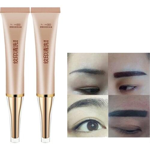 Tattoo Removal Cream, Natural Plant Extract Painless Eyeliner Skin Tattoo Print Removal Agent