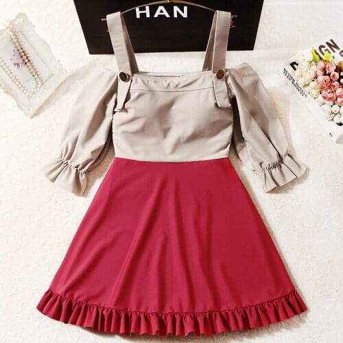 New Women Off Shoulder One Piece Swimwear Patchwork Bathing Suit Swim Beach Dress Female Swimsuit Summer Sexy Swimdress Wear