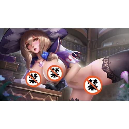 Print silk or canvas video games genshin impact sexy girl art poster 16x24 24x36 inch custom living room bedroom hanging picture