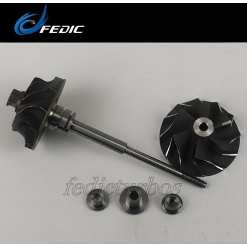 Turbo shaft and wheel rotor assembly TD02 49173-07507 for Citroen Ford Peugeot 55/66 Kw 75/90 HP DV6B DV6ATED4 2005