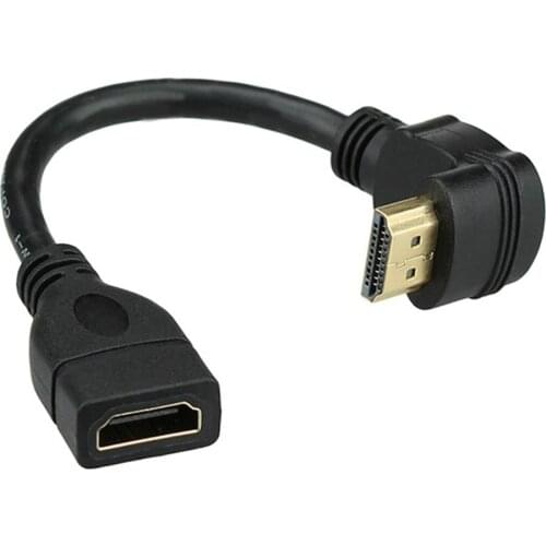 Elbow HDMI extension cable 90 degree L-type HDMI male to female extension cable 270 degree elbow extension cable 4K