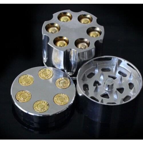 High Quality 3 Layers Bullet Shape Herbal Cigar Tobacco Grinder Smoke Crusher Hand Muller -15