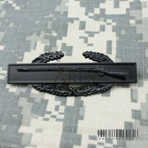 WW2 US ARMY 1ST AWARD COMBAT INFANTRYMAN BADGE Badge Insignia Pin BLACK