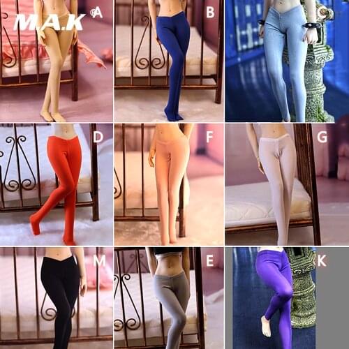 1/6 Scale Tight Leggings Pants Model JIAOU DOLL JOA-58 Leggings Stockings Clothes F 12" Female PH TBL Figure Body