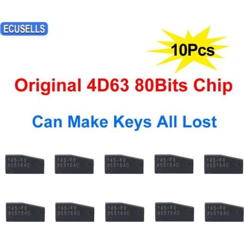 10Pcs/Lot Car Key Chip Original High Quality 4D63 80bit Chip for Ford and For Mazda 4D 63 80 Bit Chip Can Make Keys All Lost