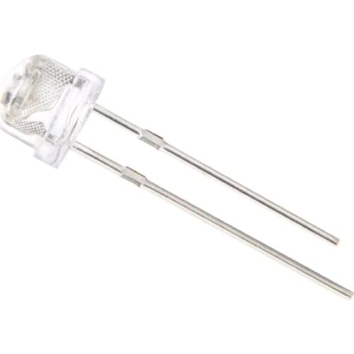 100pcs/lot 5mm super bright red yellow blue green white light-emitting diode DIP LED straw hat astigmia