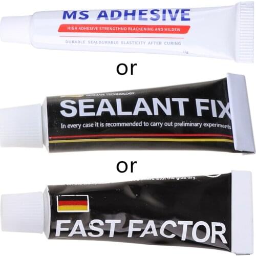 5Pc Glass Glue Polymer Metal Adhesive Sealant Fix Quick Drying Waterproof Glue