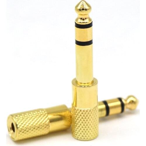 3.5mm to 6.5mm Male to Female Audio Adapter 6.5 Plug 3.5 Jack Stereo AUX Converter for Speaker Mobile Phone Guitar Accessories