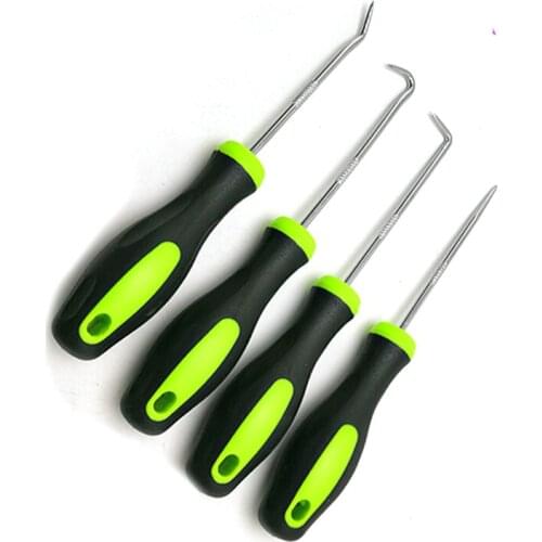 Onever 4 Pcs Automotive O-Ring Sealing Extractor Craft Hand Tool Sharp Multipurpose Car Pick And Hook Set Gasket Pick Tool