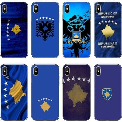 Kosovo National flag Mobile Phone Case For Samsung Galaxy Note 10 9 8 5 4 S10E S10 Lite S9 S8 S7 S6 Edge Plus S5 S4 Mini