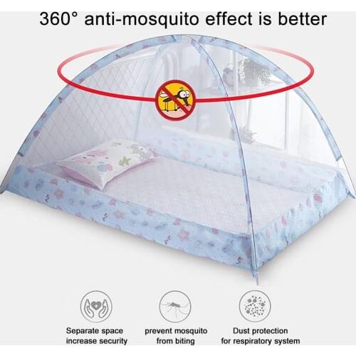 Bottomless Childrens Mosquito Net Bed Net Baby Dome Free Installation