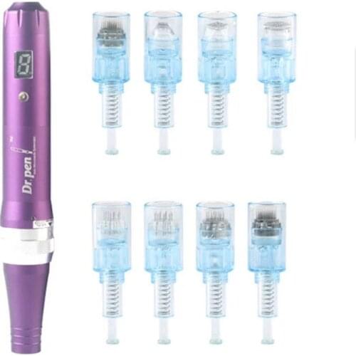 Hot Sale 10pcs 9/12/24/36/42/Nano Needle Tips Screw Replacement Cartridges For X5 Electric Microneedle Derma Pen