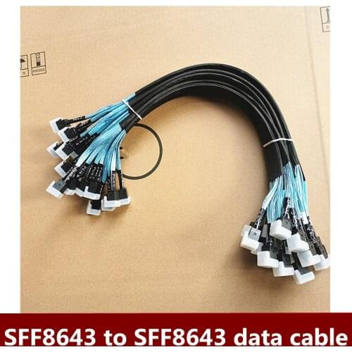 New For Dell R630 SFF8643 to SFF8643 data cable 4-port U.2 K9TVP