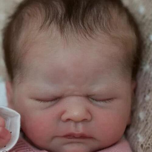 NPK 17inch Reborn Doll Kit Kovu Premie Size Sleeping Baby Unifinished Blank Dolls Parts