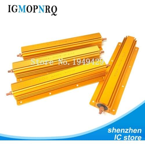 300W Aluminum Power Metal Shell Case Wirewound Resistor 0.1R ~ 100R 0.1R 0.5R 1R 2R 2.5R 3R 4R 5R 6R 8R 10R 20R 50R 100R ohm