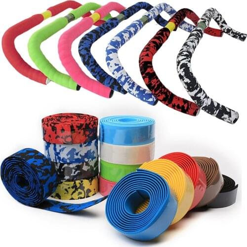 Bike Handlebar Tape Bicycle Steering Wheel Cover Nonslip Rubber Belt Bike Grips Wrap Tape for MTB Fixie Road Cycling Accessories