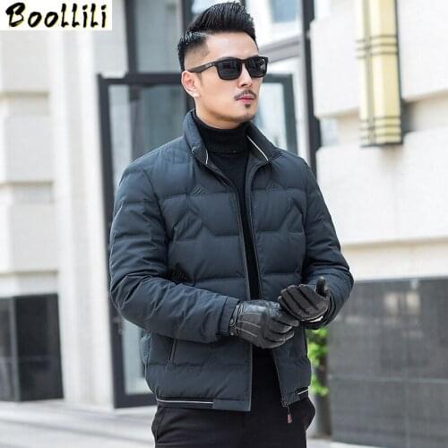 Boollili White Duck Down Jacket Men 2020 Korean Winter Coat Men Puffer Jacket Men Down Coat Warm Parka Abrigo