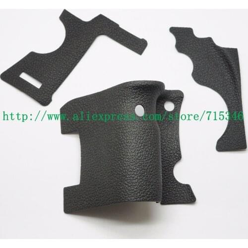 A Set of 3 ) Original NEW Body Rubber Shell For Canon EOS 5D Mark III 5DIII 5D3 Digital Camera Repair Part + Tape