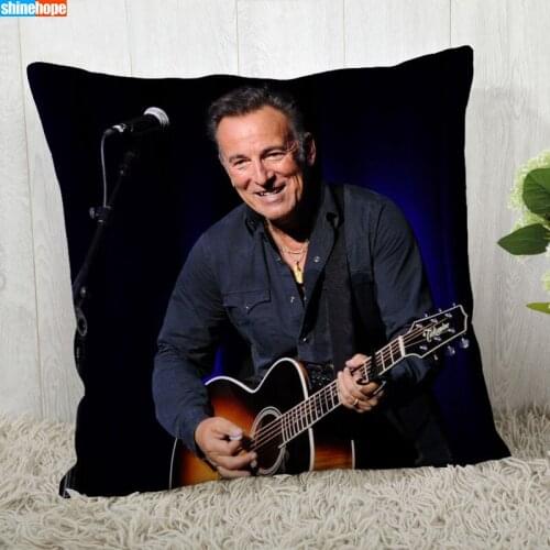 40X40cm45X45cm Bruce Springsteen Pillow Cover Customize Pillowcase Modern Home Decorative Pillow Case For Living Room 2020.08.17