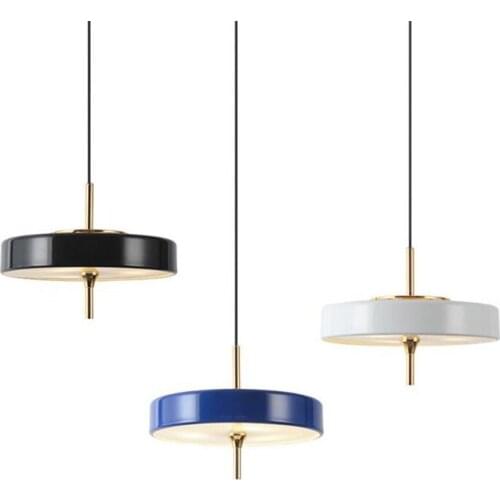 Simple wrought iron creative bar chandelier designer bedroom bedside led chandelier Nordic postmodern restaurant lighting led