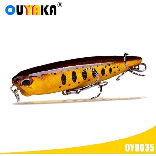 Floating Pencil Fishing Accessories Lure Isca Atrificial Weights 5.5g 65mm Baits Topwater Pesca Wobblers Pike Fish Tackle Leurre
