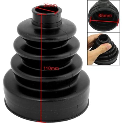 UXCELL Spare Part Inner Drive Shaft Black Cv Joint Boot Dust Cover For Isuzu