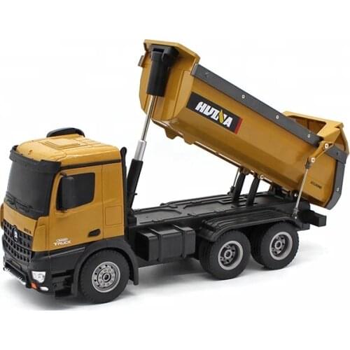 Dump Truck Huina 573 10 channel Remote Control RC Truck Dump self-discharging Max load RTR 2.4GHz 1:14 LED Light