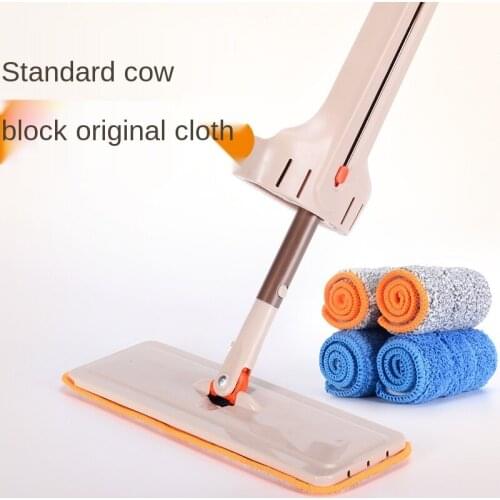 Mop Hand-Free Flat Mop Self Squeeze Rotating Wood Floor Lazy Household Mop Head Tobo Para Coleto